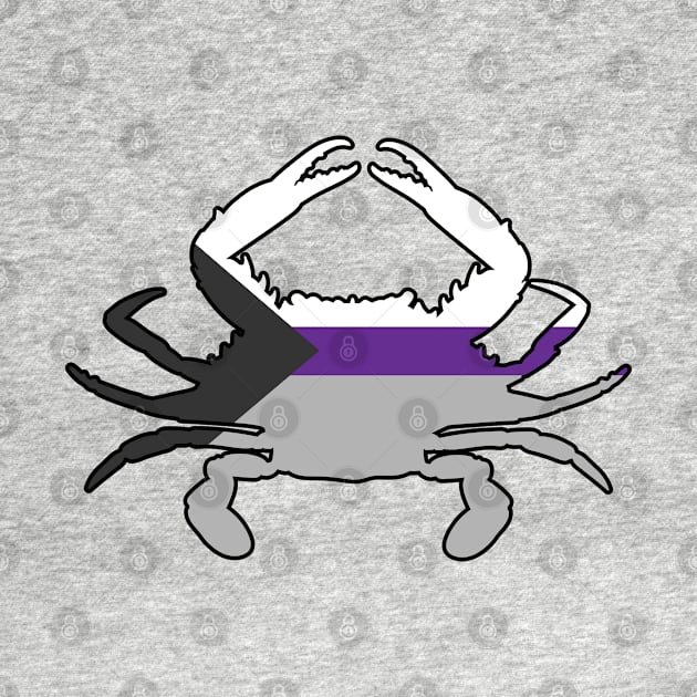 Blue Crab: Demisexual Pride by ziafrazier